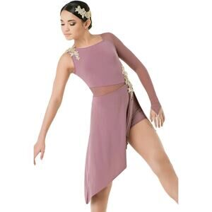 Dance Costume Medium Adult Purple Weissman 10156 Lyrical Ballet Contemporary